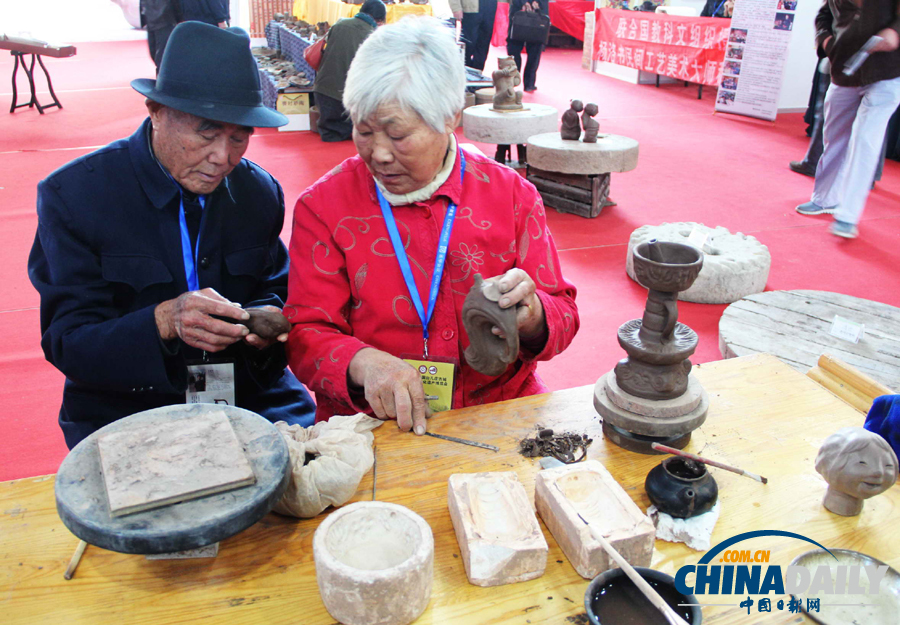 海峽兩岸精品非遺項目閃耀2013中國•臺兒莊古城非物質文化遺產博覽會