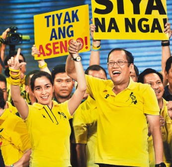 阿基諾三世高票當(dāng)選菲總統(tǒng) 女友愿等6年再結(jié)婚