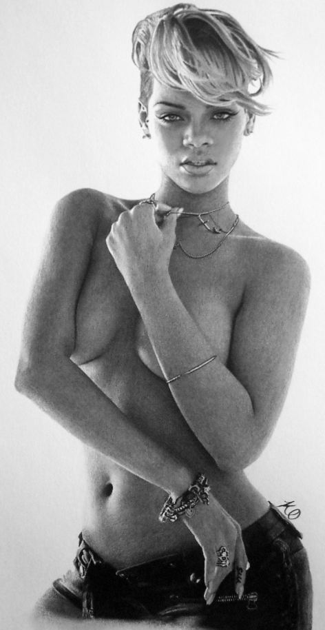 戴妃、蕾哈娜、碧昂斯 栩栩如生的明星鉛筆畫