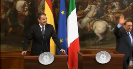 發(fā)布會(huì)上“拋棄”西班牙首相 貝盧斯科尼被指失禮