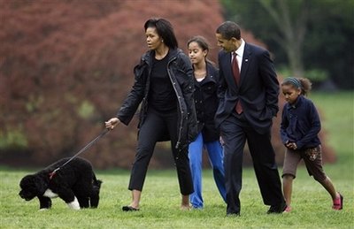 奧巴馬百日組稿:白宮生活趣事多多