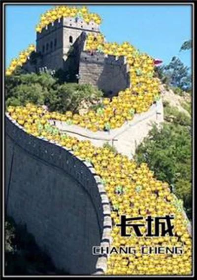 如何用英語表達國慶期間“人山人海”？