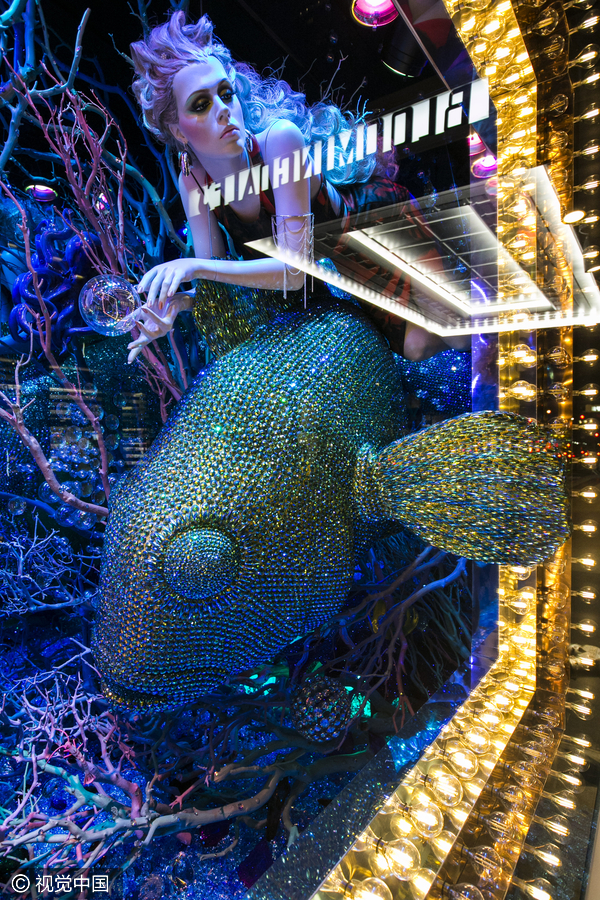 圣誕季從這里開始！最美圣誕節(jié)展示櫥窗欣賞（組圖）