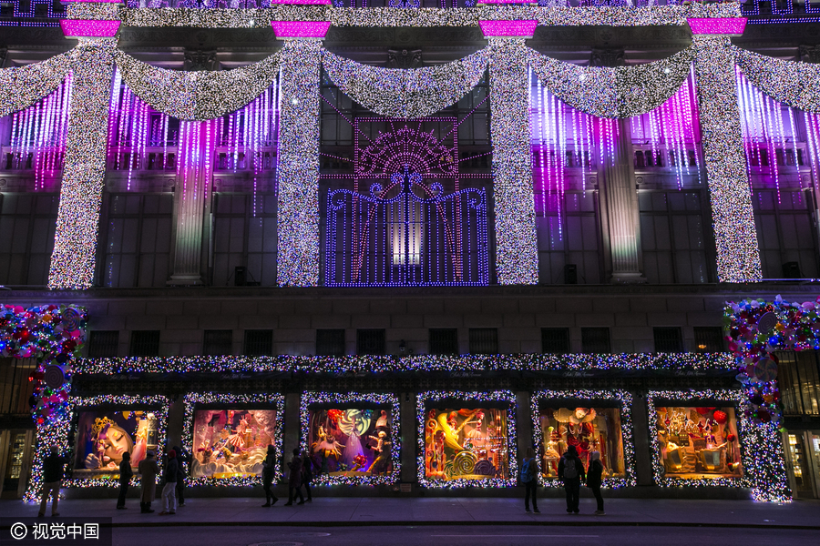 圣誕季從這里開始！最美圣誕節(jié)展示櫥窗欣賞（組圖）