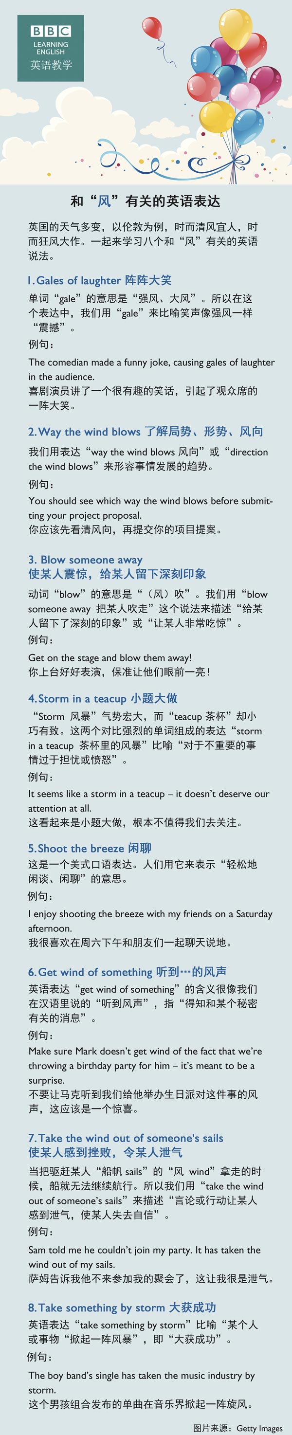 和“風(fēng)”有關(guān)的英語表達(dá)