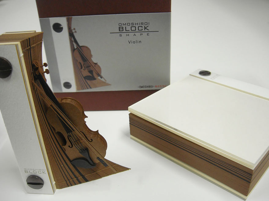 神奇！內(nèi)藏玄機(jī)的便箋本（組圖）