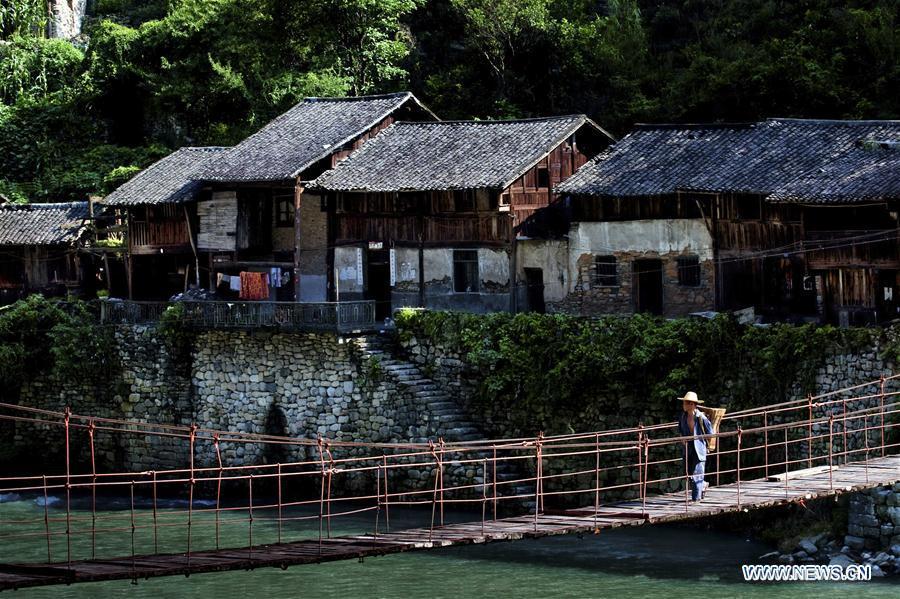 Ningchang ancient town of Wuxi in China's Chongqing