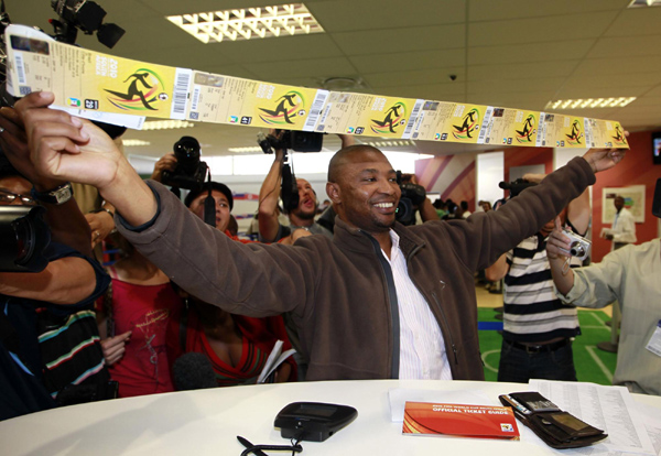 一票難求：南非世界杯球票在本土銷售