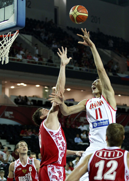 男籃世錦賽：中國隊(duì)不敵俄羅斯 出線僅存理論可能