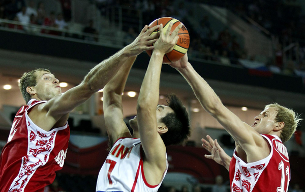 男籃世錦賽：中國(guó)隊(duì)不敵俄羅斯 出線僅存理論可能