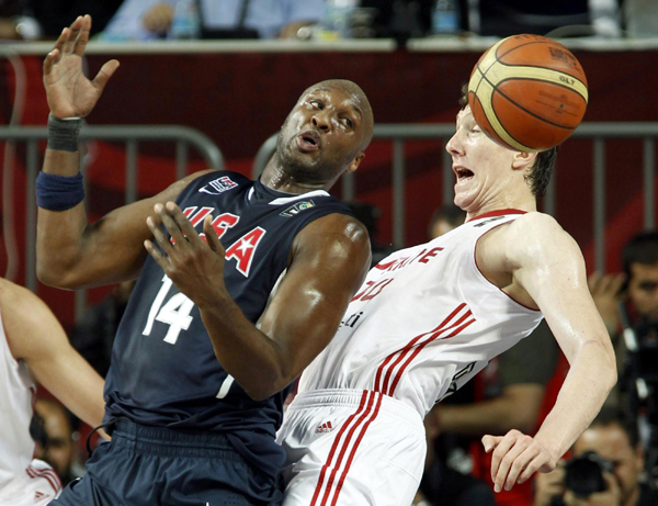 夢(mèng)九大勝土耳其 美國隊(duì)16年后重奪男籃世錦賽冠軍